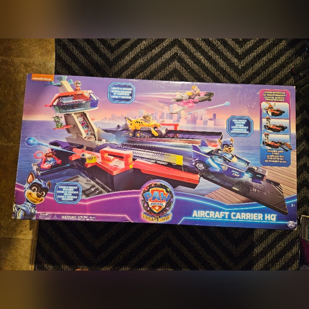 Paw Patrol The Mighty Movie Aircraft Carrier